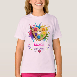Custom Name,Painting Palette Personalized Art T-Shirt