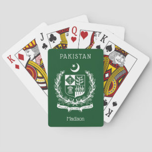 Custom Name Pakistan Poker Cards
