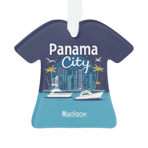Custom Name Panama City Ornament