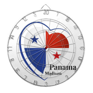 Custom Name Panama Love Dart Board