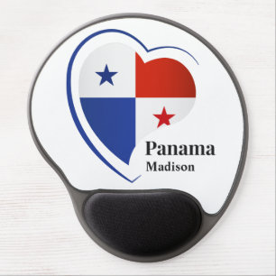 Custom Name Panama Love Gel Mouse Pad