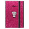 Custom name panda pink glitter