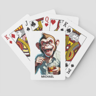 Custom Name Party Animal Poker Cards