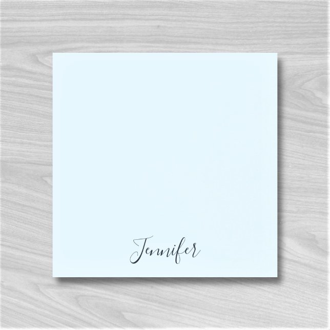 Custom Name Pastel Blue Personalized Notes (Creator Uploaded)