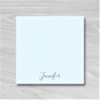 Custom Name Pastel Blue Personalized Notes