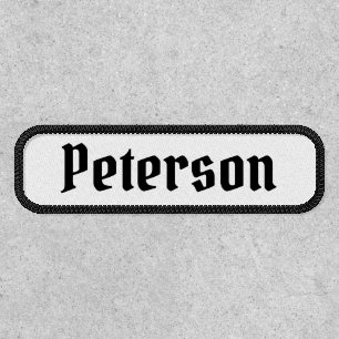 Custom Name  Patch ( Create your own ) 