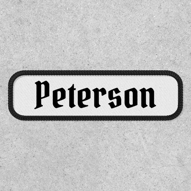 Custom Name  Patch ( Create your own )  (Front)