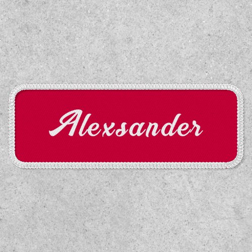 Custom Name Patch with Your Font and Colors