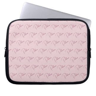 Custom Name Pattern Laptop Sleeve