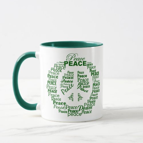 Custom name Peace mugs