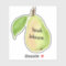 Custom Name Pear Fruit Sticker