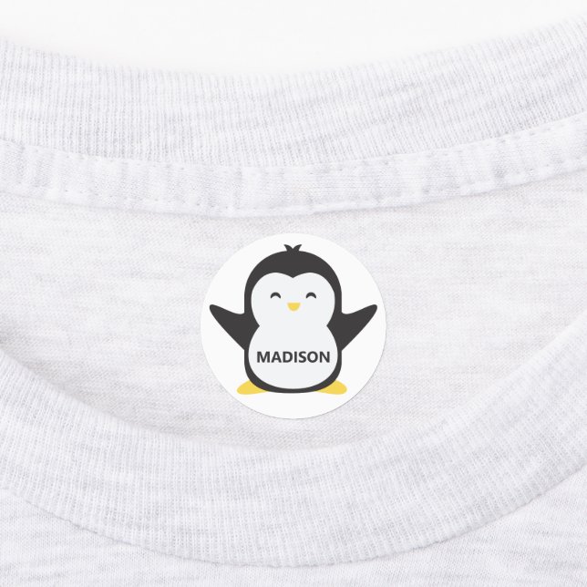 Custom name Penguins Labels (Affixed)