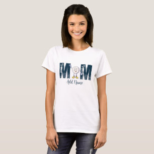 Custom Name Personalized Funny Golf Mom T-Shirt