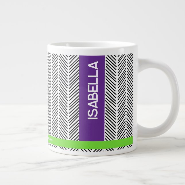 Custom Name | Personalized  Giant Coffee Mug (Right)