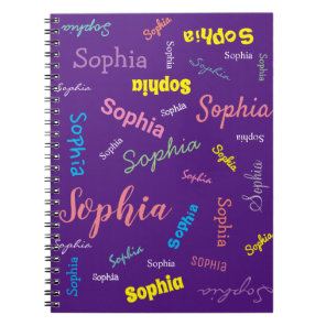 Custom Name Personalized Girl Notebook
