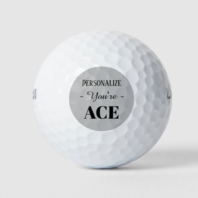 Custom Name Personalized Golf Balls (Front)