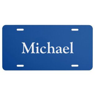 Custom Name Personalized License Plate