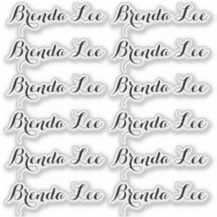 CUSTOM NAME — Personalized Name Labels Stickers