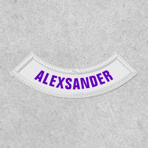 Custom Name Personalized Patch _ Choose Color
