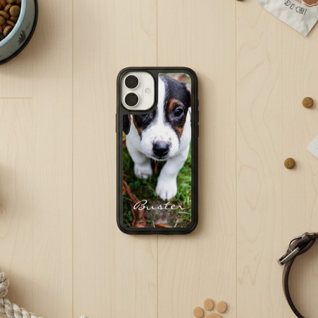 Custom Name Personalized Pet Dog Cat Photo Otterbox iPhone Case (Creator Uploaded)