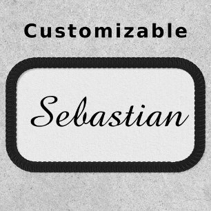 Custom name Personalized Rectangular Patch