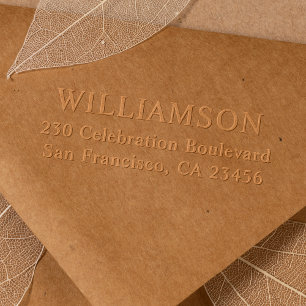 Custom Name Personalized Return Address Embosser