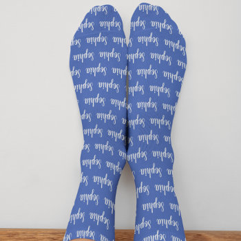 Custom Name Personalized  Socks by nadil2 at Zazzle