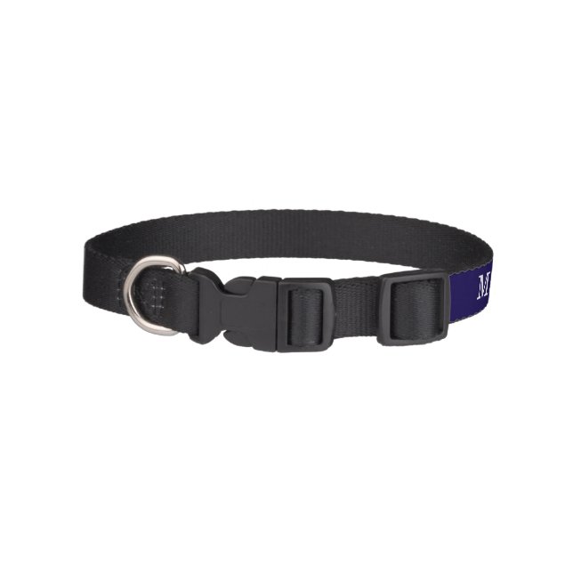 Custom Name Personalized Stylish Pet Collar  (Back)