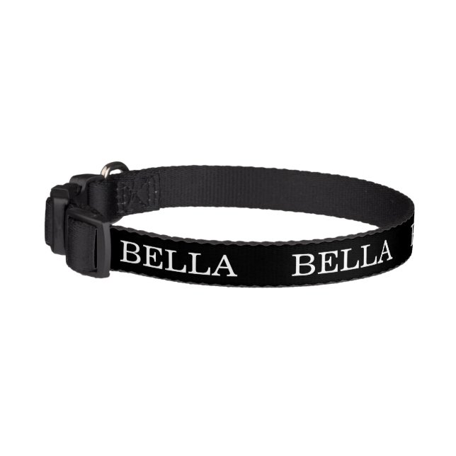Custom Name Personalized Stylish Pet Collar  (Left)
