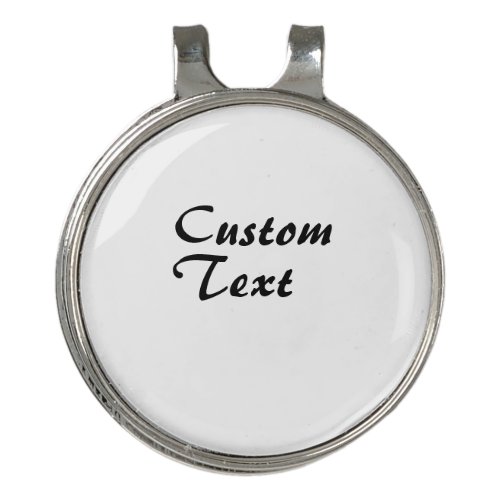 Custom Name Personalized Text   Golf Hat Clip