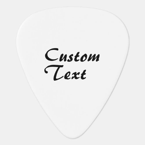 Custom Name Personalized Text  Guitar Pick