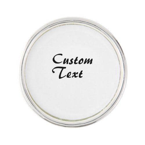 Custom Name Personalized Text   Lapel Pin