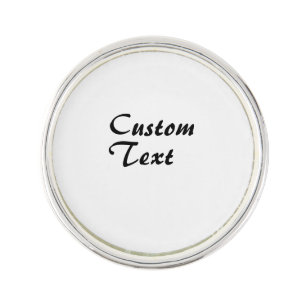 Custom Name Personalized Text Lapel Pin