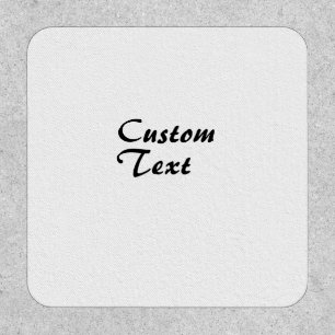Custom Name Personalized Text   Patch