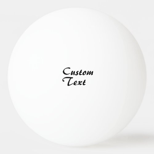 Custom Name Personalized Text    Ping Pong Ball