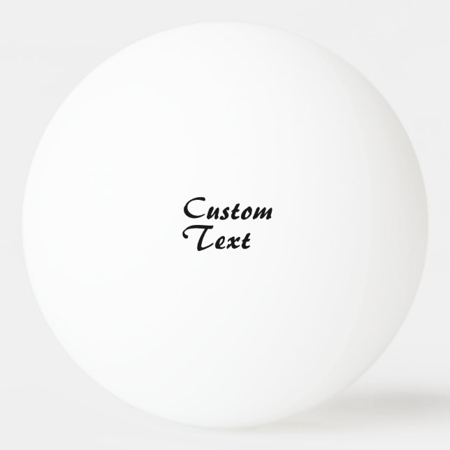 Custom Name Personalized Text    Ping Pong Ball (Front)