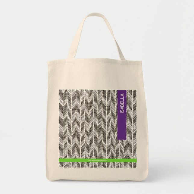 Custom Name | Personalized  Tote Bag (Front)