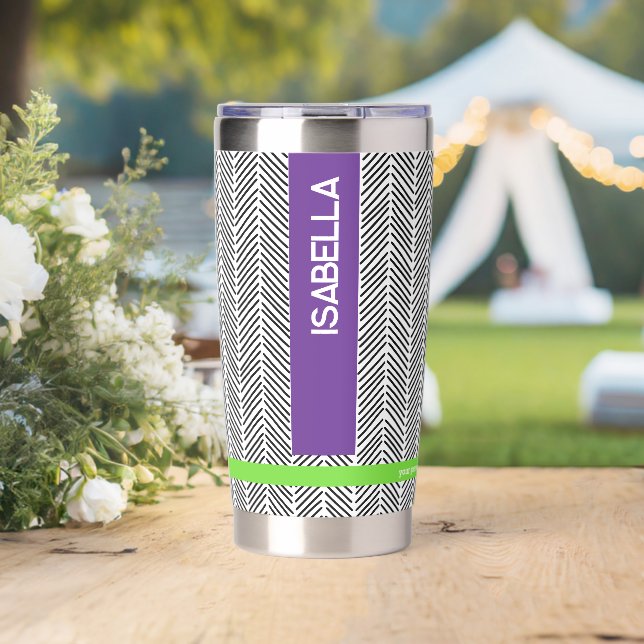 Custom Name | Personalized Travel  Insulated Tumbler (Wedding (Rotated))