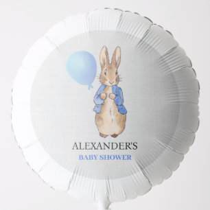 Custom Name Peter the rabbit Baby Shower Balloon