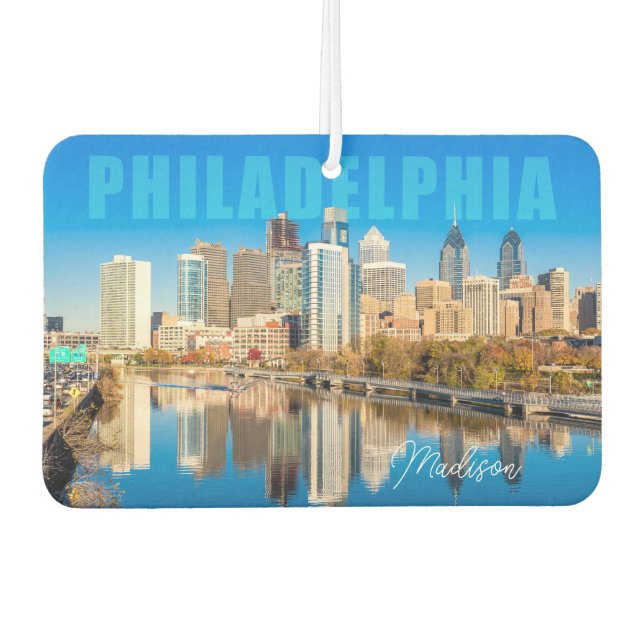 Custom Name Philadelphia Pennsylvania Air Freshener (Front)