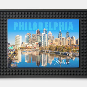 Custom Name Philadelphia Pennsylvania Bar Mat