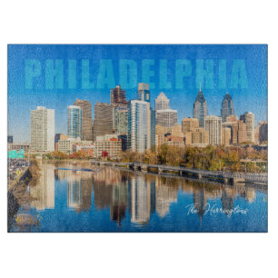 Custom Name Philadelphia Pennsylvania Cutting Board