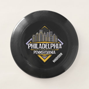 Custom Name Philadelphia Pennsylvania Wham-O Frisbee