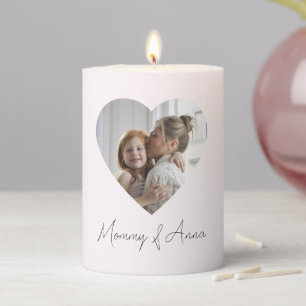 Custom Name & Photo Personalized Candle