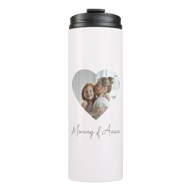 Custom Name & Photo | Personalized Thermal Tumbler (Front)