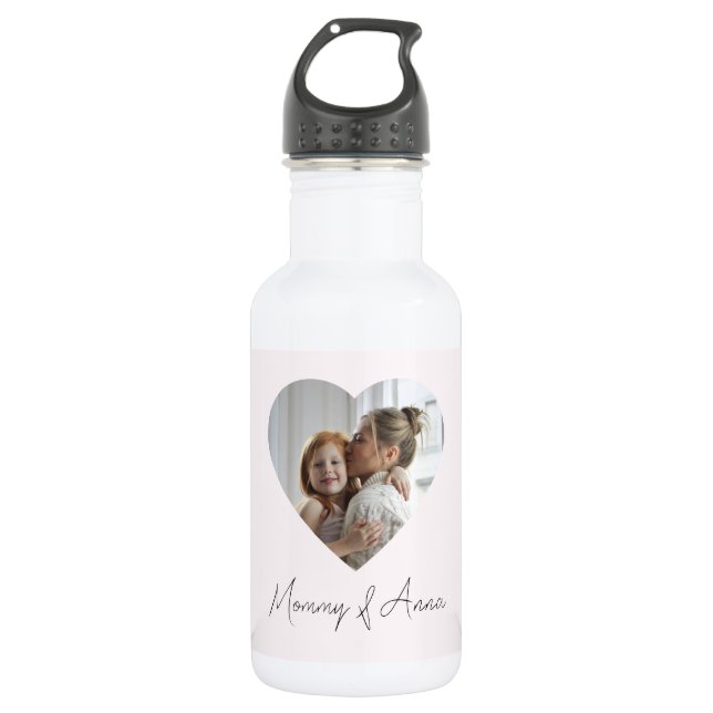 Custom Name & Photo | Personalized Water Bottle (Front)