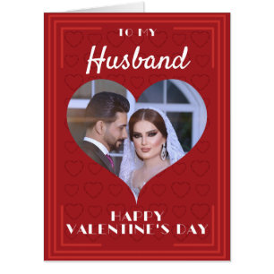 Custom Name & Photo Valentine Giant Card