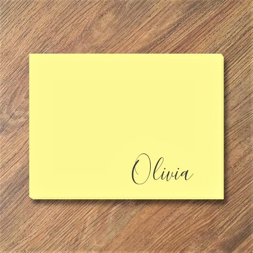 Custom Name Pick Background Color Post_it Notes