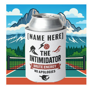 Custom Name Pickleball Intimidator Can Cooler