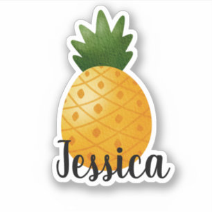 CUSTOM NAME PINEAPPLE STICKER